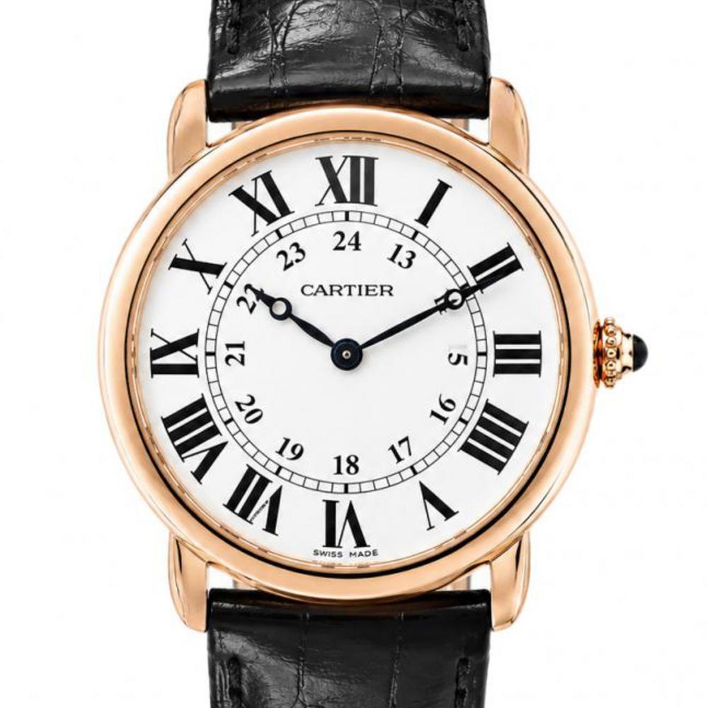 Cartier Ronde Louis 36MM W6800251 18Kt Rose Gold Watch